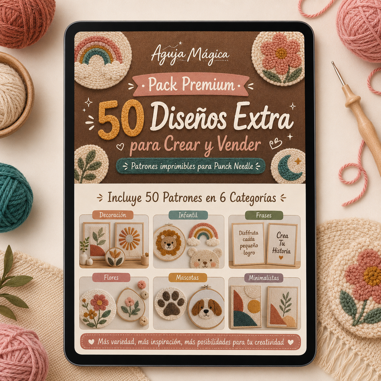 50 diseños extras para crear y vender